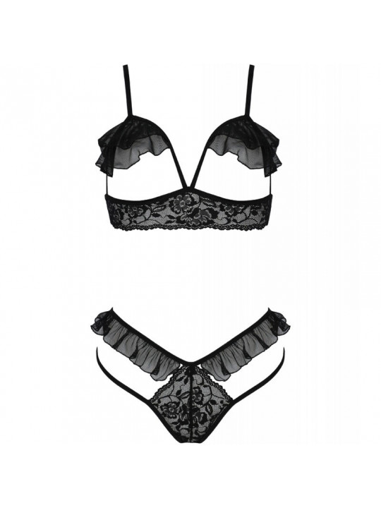 PASSION - DOLLY SET DUE PEZZI NERO L/XL