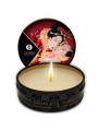 SHUNGA - MINI CARESS BY CANDELIGHT CANDELA DA MASSAGGIO FRAGOLE E CAVA 30 ML