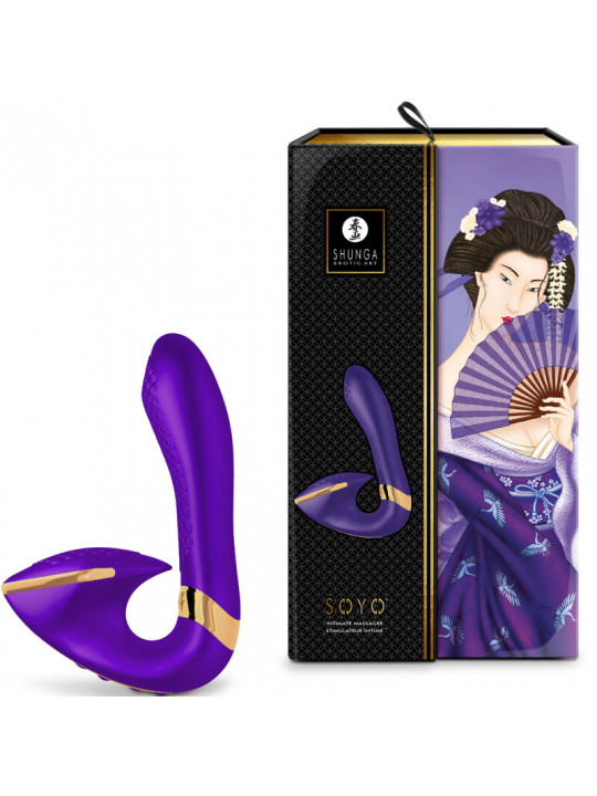 SHUNGA - MASSAGGIATORE INTIMO SOYO VIOLA