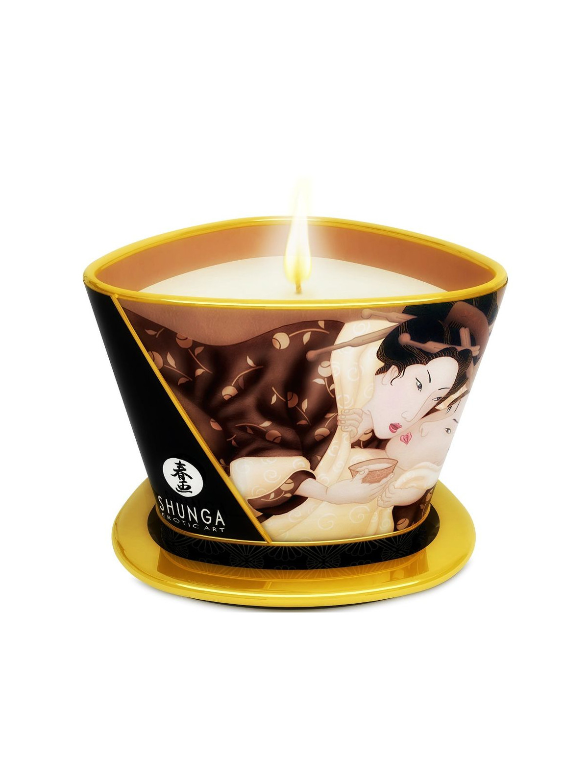 SHUNGA - MINI CARESS BY CANDELIGHT CANDELA DA MASSAGGIO AL CIOCCOLATO 170 ML