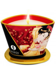 SHUNGA - MINI CARESS BY CANDELIGHT CANDELA DA MASSAGGIO FRAGOLE E CAVA 170 ML