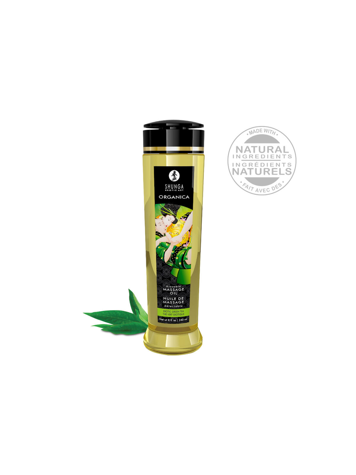 SHUNGA - OLIO DA MASSAGGIO BIOLOGICO TÈ VERDE 240 ML