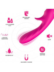 ARMONY - VIBRATORE ROMANCE CON STIMOLATORE FUCSIA