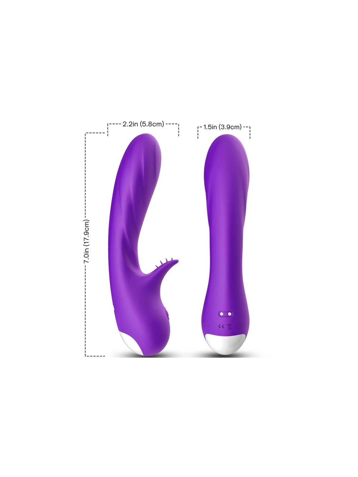 ARMONY - VIBRATORE ROMANCE CON STIMOLATORE VIOLA