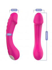 ARMONY - DILDO VIBRATORE G-SPOT IN SILICONE FUCSIA