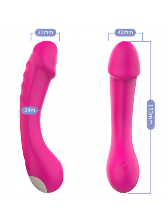 ARMONY - DILDO VIBRATORE G-SPOT IN SILICONE FUCSIA