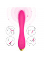 ARMONY - VIBRATORE FLAMINGO MULTIPOSIZIONE FUCSIA