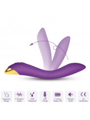 ARMONY - VIBRATORE FLAMINGO MULTIPOSIZIONE VIOLA