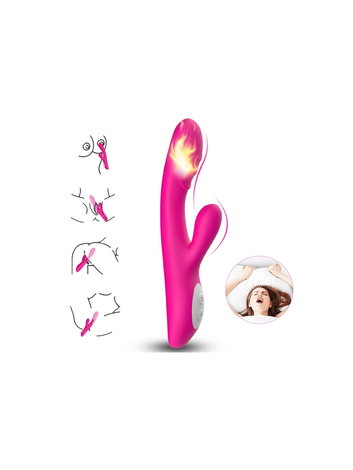 ARMONY - VIBRATORE SPARK EFFETTO CALORE FUCSIA