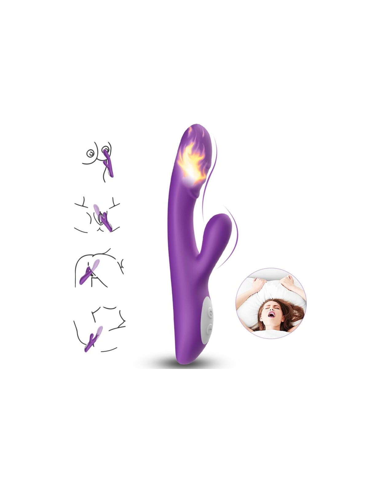 ARMONY - VIBRATORE SPARK EFFETTO CALORE VIOLA