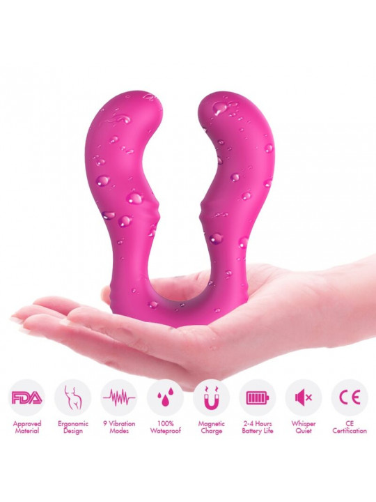 ARMONY - VIBRATORE SERAPH DOPPIO TELECOMANDO FUCSIA