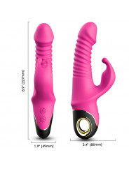 ARMONY - VIBRATORE ZING DILDO CONIGLIO FUCSIA