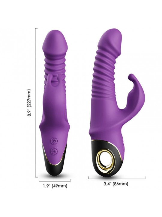 ARMONY - VIBRATORE ZING DILDO CONIGLIO VIOLA