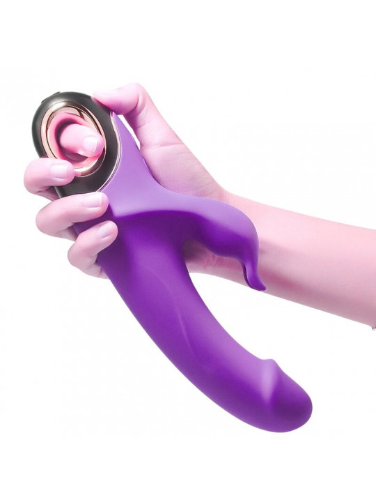 ARMONY - VIBRATORE DILDO METEROR RABBIT ROTATOR VIOLA