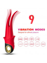 ARMONY - VIBRATORE OMBRA DOPPIA TESTA ROSSO