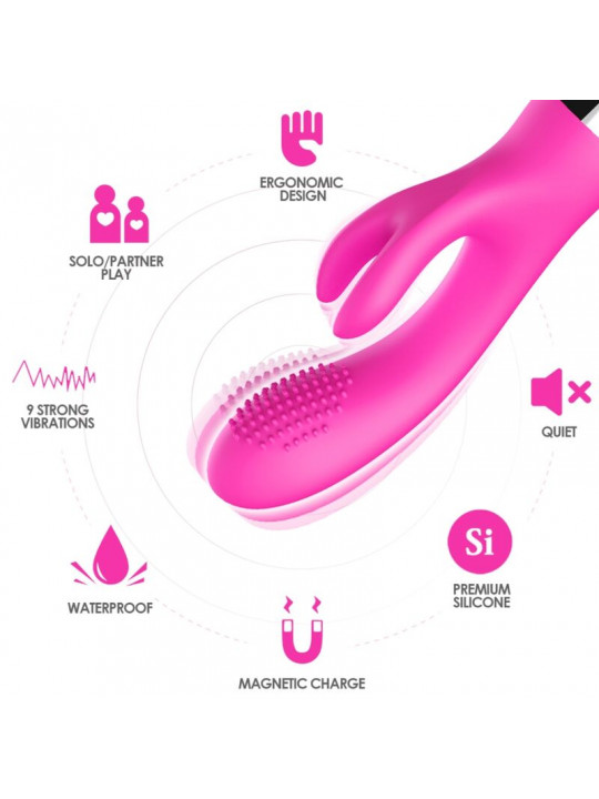 ARMONY - VIBRATORE CONIGLIO FUCSIA