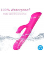 ARMONY - DILDO VIBRATORE CONIGLIO IN SILICONE FUCSIA