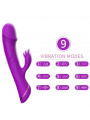 ARMONY - VIBRATORE DILDO CONIGLIO IN SILICONE VIOLA