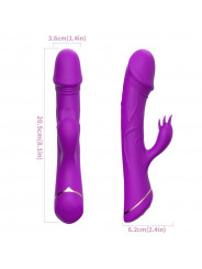 ARMONY - VIBRATORE DILDO CONIGLIO IN SILICONE VIOLA