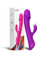 ARMONY - VIBRATORE DILDO CONIGLIO IN SILICONE VIOLA