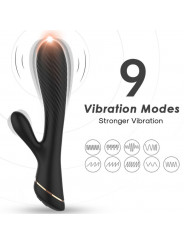 ARMONY - VIBRATORE RABBIT IN SILICONE NERO