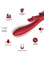 ARMONY - VIBRATORE ELK RABBIT CURVO ROSSO