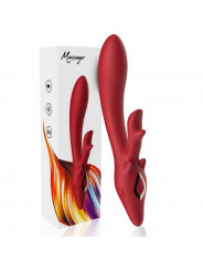 ARMONY - VIBRATORE ELK RABBIT CURVO ROSSO