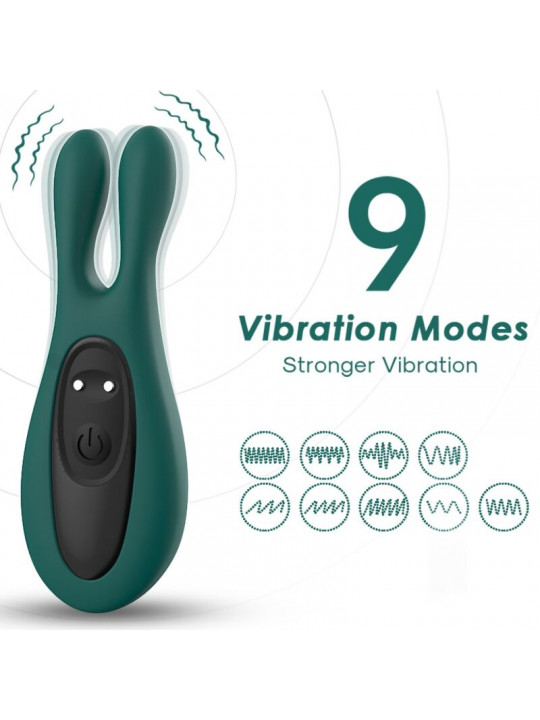 ARMONY - STIMOLATORE E VIBRATORE CONIGLIO VERDE