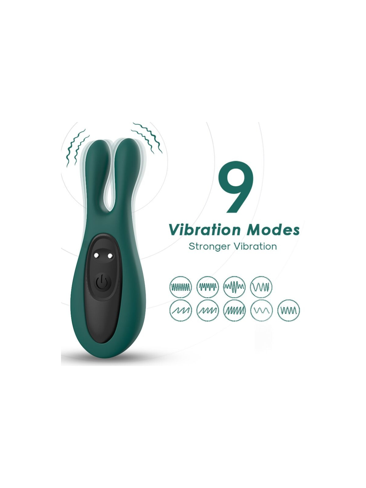 ARMONY - STIMOLATORE E VIBRATORE CONIGLIO VERDE