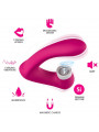 ARMONY - SECRETKISS LECCARE IL CLITORITE VIBRANTE E IL VIBRATORE CURVO FUCSIA