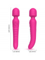 ARMONY - MISSION MASSAGGIATORE E VIBRATORE EFFETTO CALORE FUCSIA