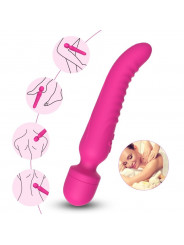 ARMONY - MISSION MASSAGGIATORE E VIBRATORE EFFETTO CALORE FUCSIA