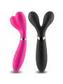 ARMONY - MASSAGGIATORE E VIBRATORE A Y-WAND DOPPIA TESTA FUCSIA