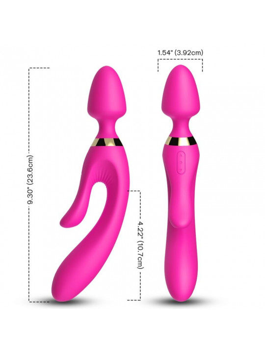 ARMONY - MASSAGGIATORE E VIBRATORE RABBIT FUCSIA