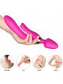 ARMONY - MASSAGGIATORE E VIBRATORE RABBIT FUCSIA