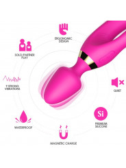 ARMONY - MASSAGGIATORE E VIBRATORE RABBIT FUCSIA