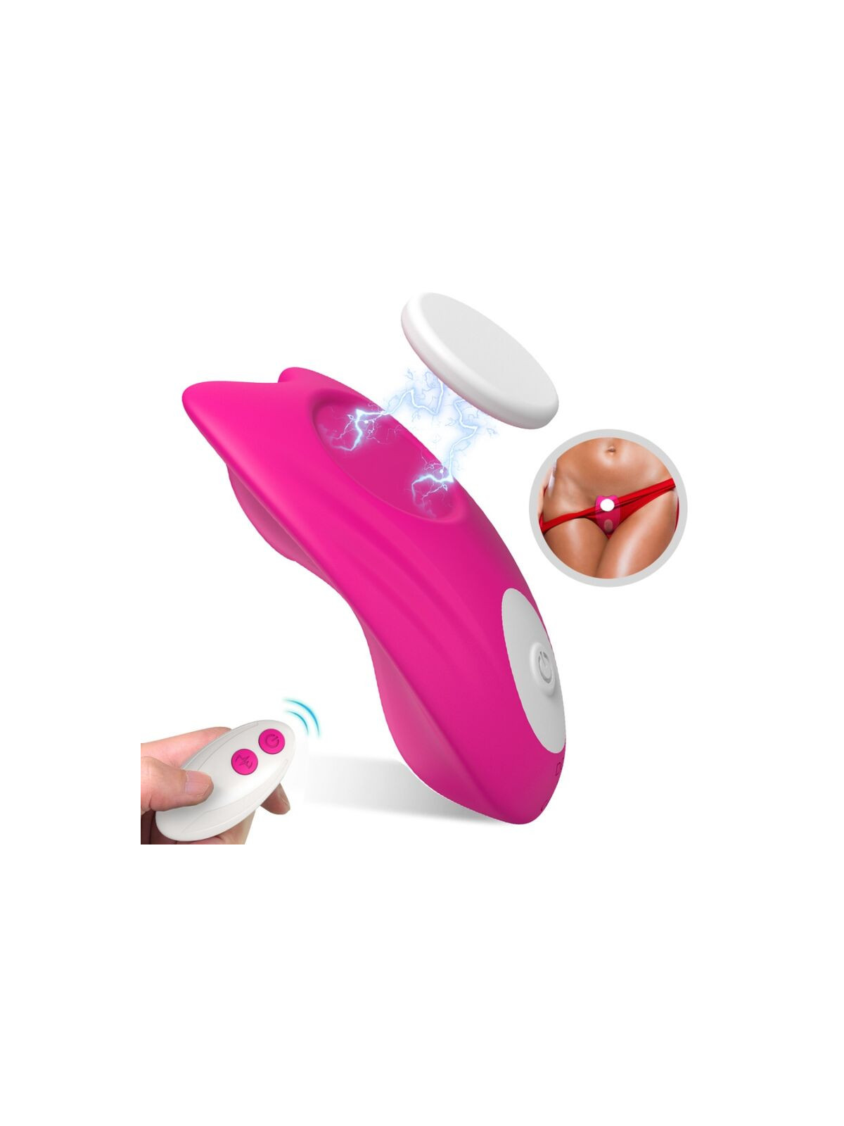 ARMONY - MUTANDINA INDOSSABILE CON VIBRATORE TELECOMANDO BUTTERFLY ROSA