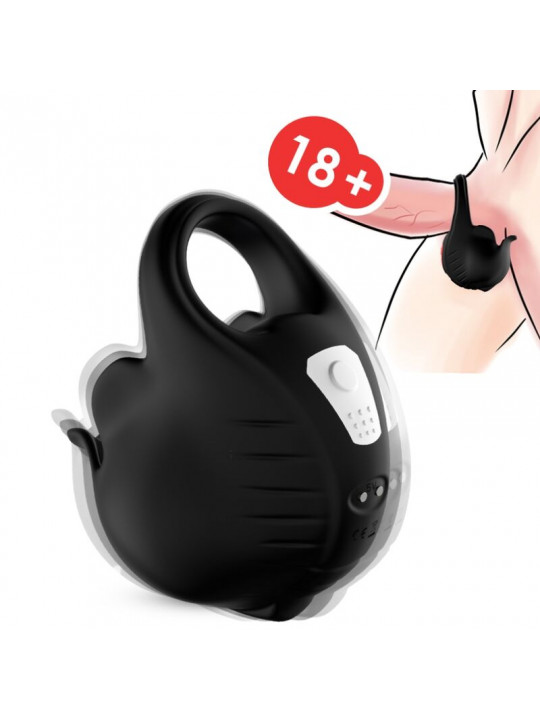 ARMONY - ANELLO VIBRATORE A COPPE NERO