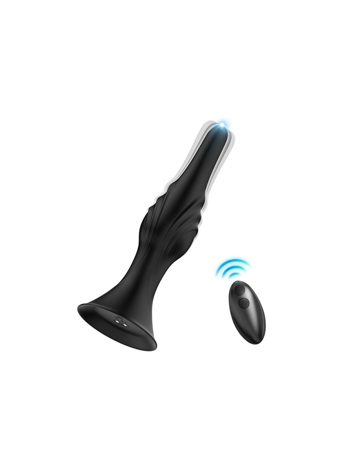 ARMONY - VIBRATORE E PLUG ANALE TELECOMANDO NERO