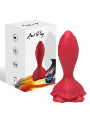 ARMONY - VIBRATORE ROSA E TELECOMANDO PICCOLO PLUG ANALE ROSSO