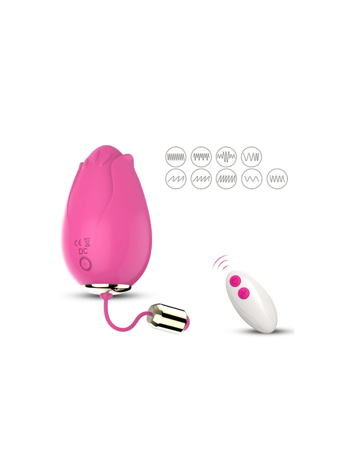 ARMONY - MANDALA EGG VIBRATORE G-SPOT REMOTE CONTROL FUCSIA