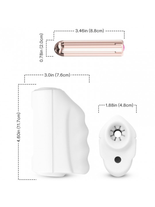 ARMONY - MASTURBATORE E VIBRATORE MAESTRO BIANCO