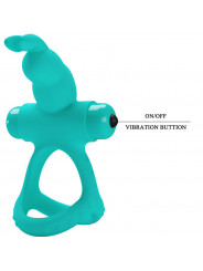 PRETTY LOVE - ANELLO VIBRATORE CONIGLIO VERDE FIGGY