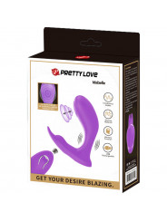 PRETTY LOVE - TELECOMANDO IDABELLE VIBRAZIONE E PULSAZIONE VIOLA