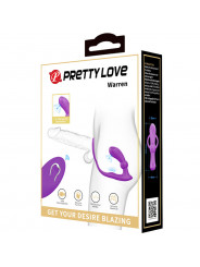 PRETTY LOVE - ANELLO ANALE E VIBRATORE WARREN VIOLA