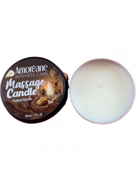 AMOREANE - CANDELA DA MASSAGGIO ROCHER PRALINE 30 ML