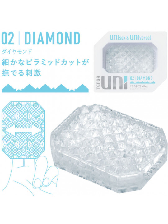 TENGA - DITALE MASTURBATORE UNI DIAMOND