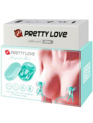 PRETTY LOVE - SCATOLA A SORPRESA PINZETTE PER ELETTROSTIMOLAZIONE BLU