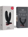 FUN FACTORY - DOPPIO DILDO E MASSAGGIATORE RYDE NERO