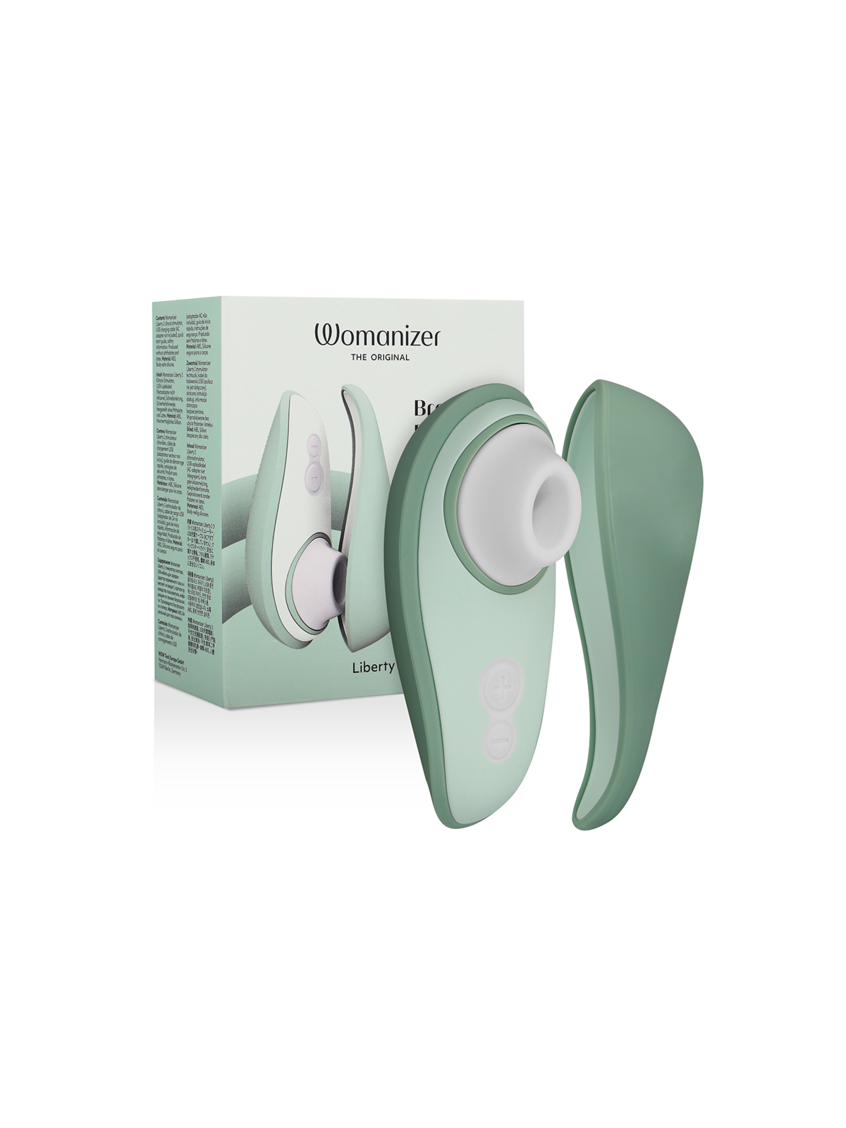 WOMANIZER - LIBERTY 2 STIMOLATORE CLITORIDE & VENTOSA VERDE CHIARO